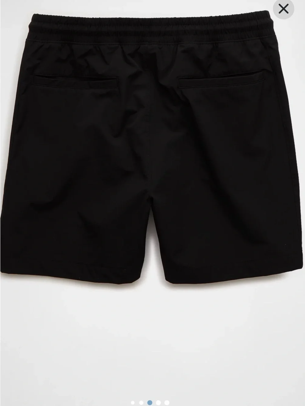 NWT AE Mens Black 24/7 Tech Shorts